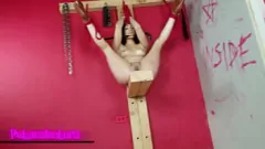 Afspelen Giselle Montes in BDSM-sessie met magische boor orale actie