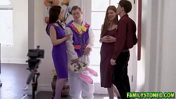 play Stepmom and stepdaughter sharing the lucky studs big prick