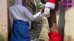 play Christmas Orgy with Santa: Outdoor Black Cock Hardcore Porno